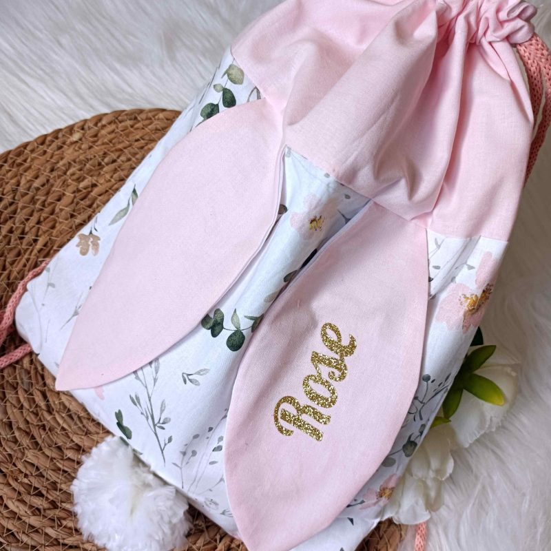 Sac pochon lapin