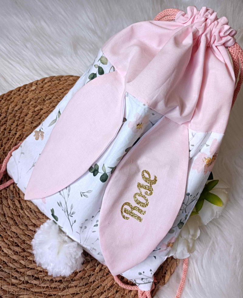 Sac pochon lapin