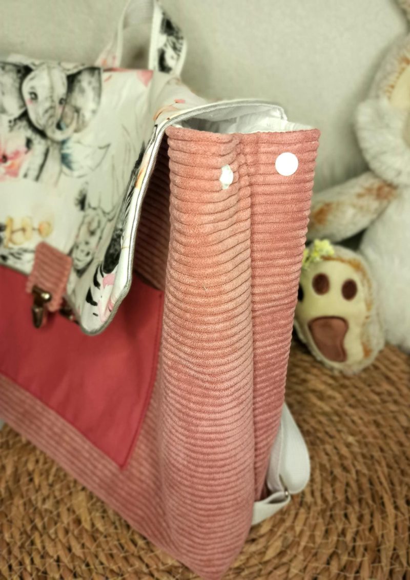Cartable maternelle Savane rose (en stock)
