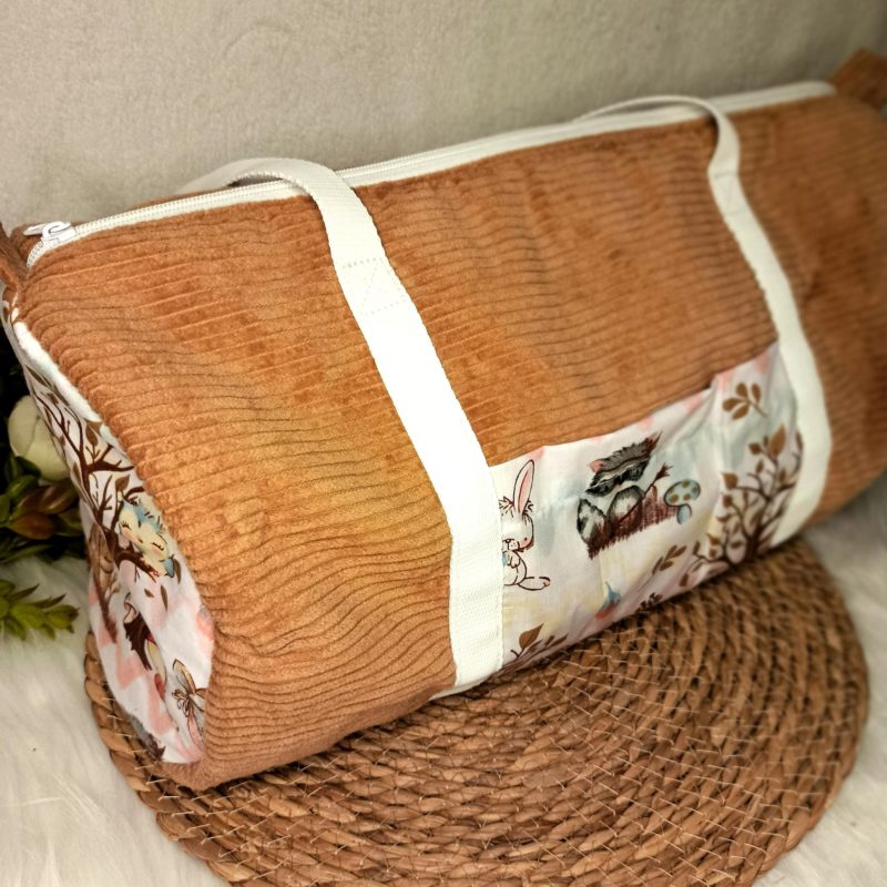 Sac Polochon Lapins en forêt (en stock)