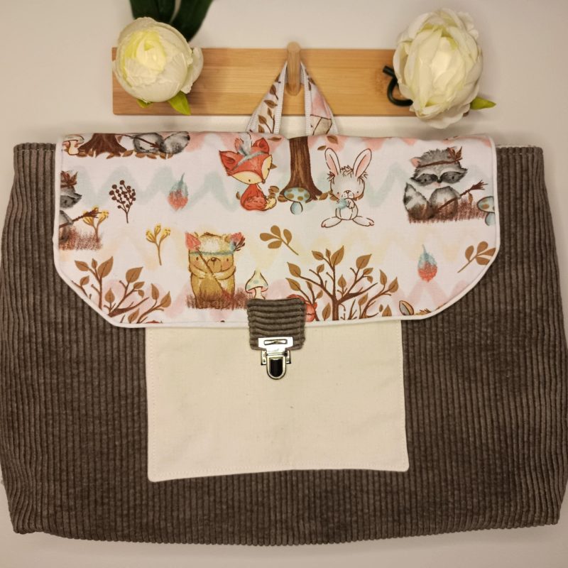 Cartable maternelle Lapin en forêt (en stock)
