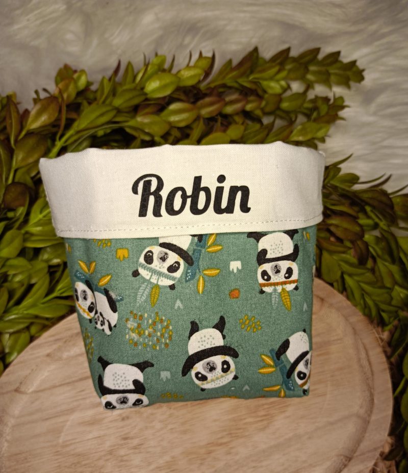 Panier rangement lingettes