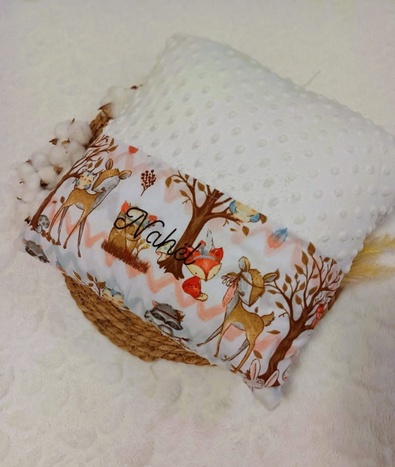 Coussin range doudous (minky)