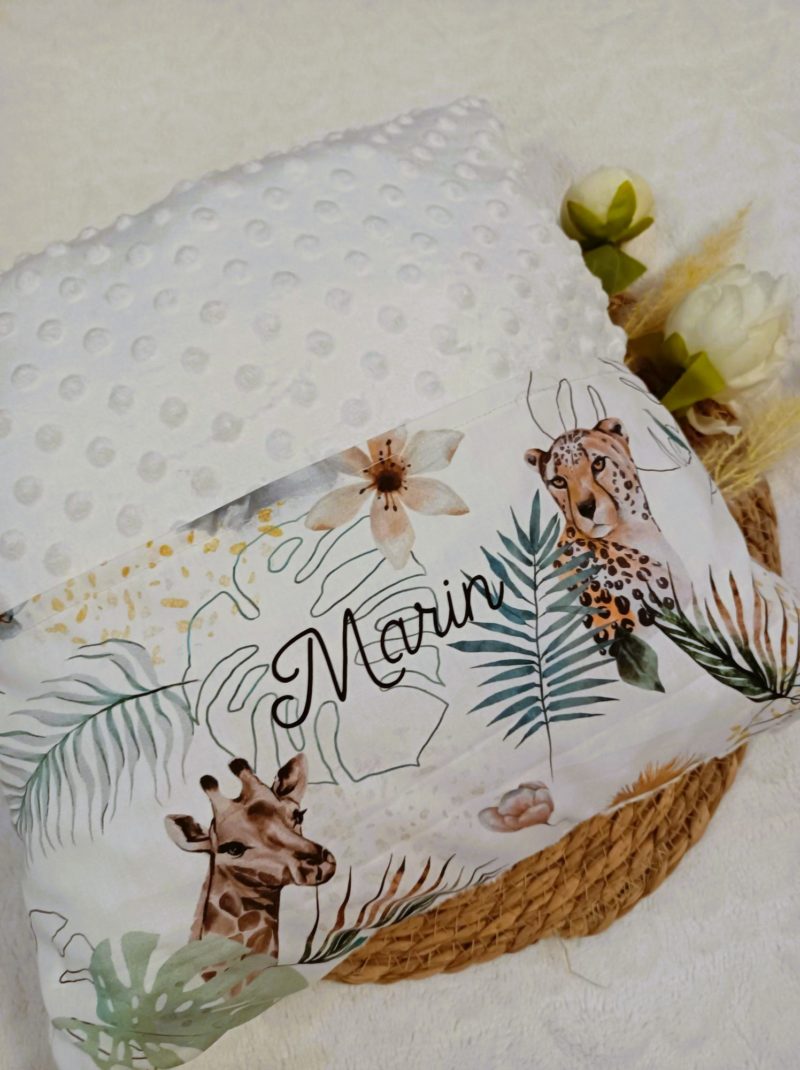 Coussin range doudous (minky)