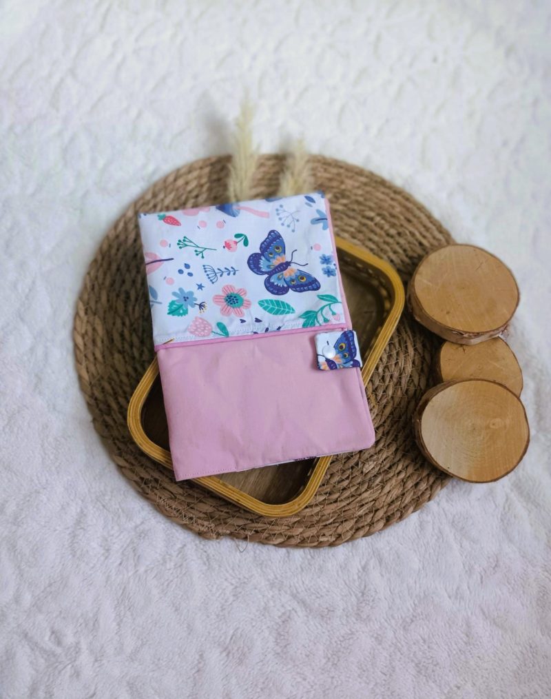 Protège carnet de santé Papillons (en stock)