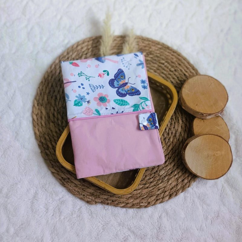 Protège carnet de santé Papillons (en stock)