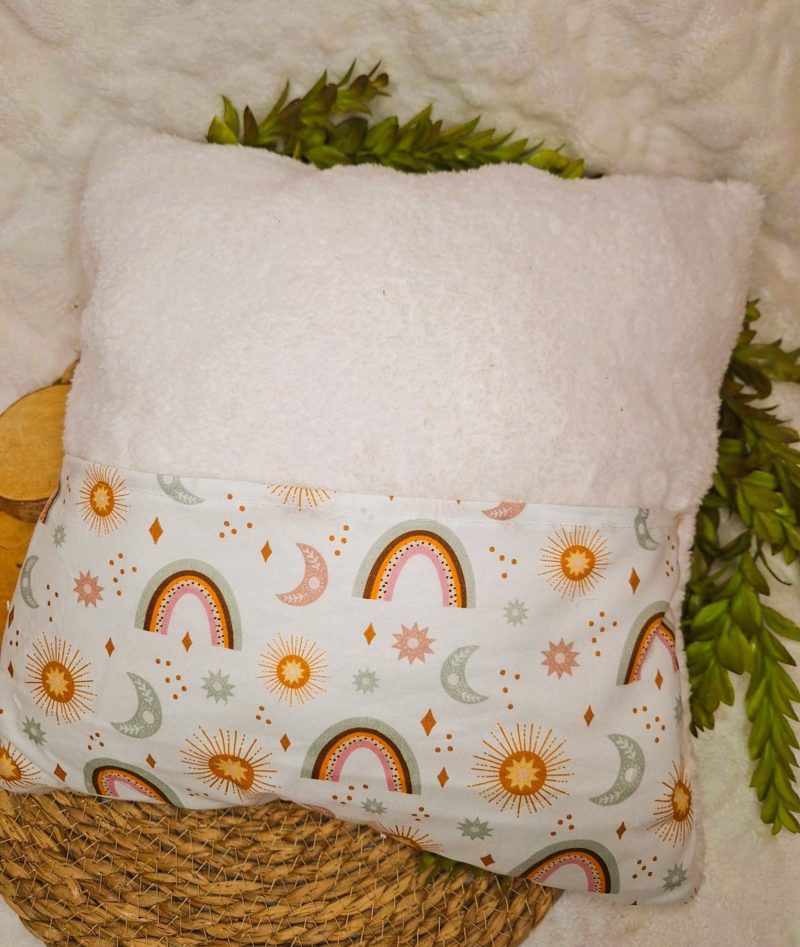 Coussin range doudous (Sherpa)