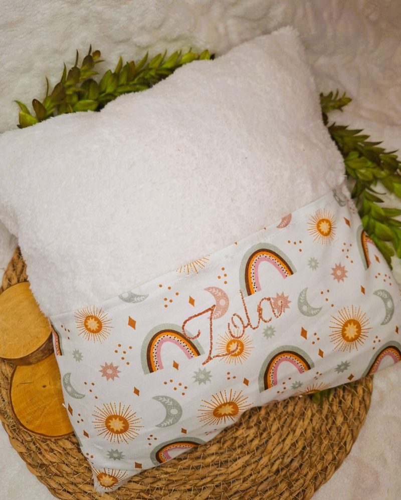 Coussin range doudous (Sherpa)